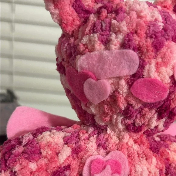 Pink Handmade bunny angel plush - Picture 3 of 5